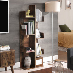 54.99'' H x 19.64'' W Geometric Bookcase Tree-Shaped Shelf