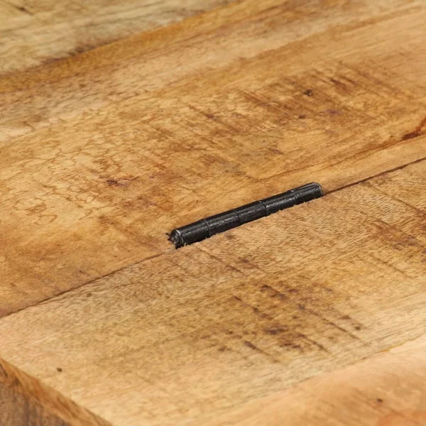 Solid Wood Neve Wheel Coffee Table with Storage Plenty Storage Space