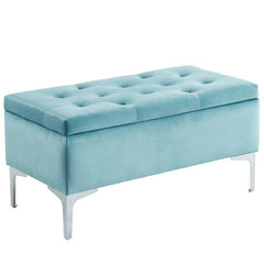 Neymar Upholstered Storage Bench Contemporary Bench with Deep Storage
