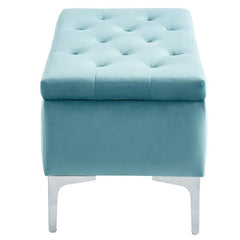 Neymar Upholstered Storage Bench Contemporary Bench with Deep Storage