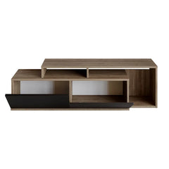 Walnut/Black Niklas TV Stand for TVs up to 49" Perfect for Living Room