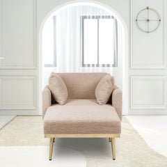 Ninad Tufted Two Arm Flared Arms Reclining Chaise Lounge