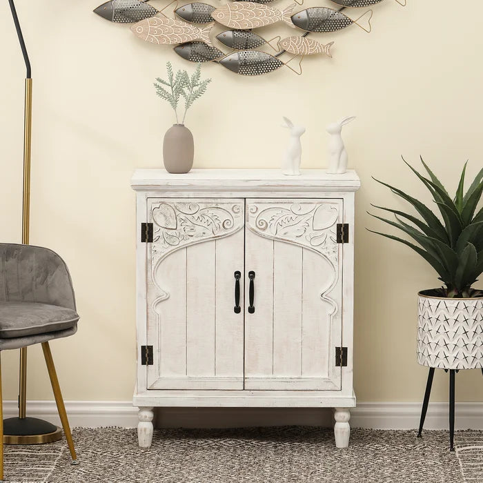 Noblitt 33.5'' Tall 2 - Door Accent Cabinet Offer Plenty Storage Space