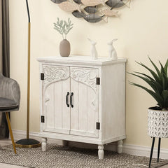 Noblitt 33.5'' Tall 2 - Door Accent Cabinet Offer Plenty Storage Space