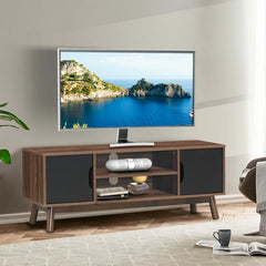 Brown/Black Norita TV Stand for TVs up to 50" Engineered Wood and Sturdy Construction
