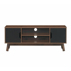 Brown/Black Norita TV Stand for TVs up to 50" Engineered Wood and Sturdy Construction