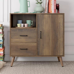 Norrington 31.5'' Tall 1 - Door Accent Cabinet Adjustable Shelves