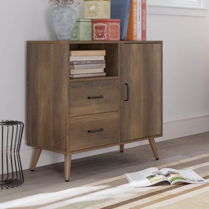 Norrington 31.5'' Tall 1 - Door Accent Cabinet Adjustable Shelves
