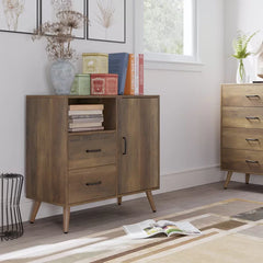 Norrington 31.5'' Tall 1 - Door Accent Cabinet Adjustable Shelves