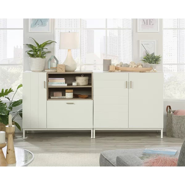 Solid Wood Norvel TV Stand for TVs up to 60" Adjustable Shelves