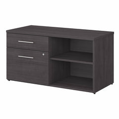 Storm Gray Office 500 Storage Cabinet Low Cabinet Drawers and Shelves