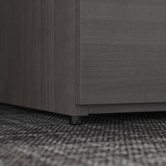 Storm Gray Office 500 Storage Cabinet Low Cabinet Drawers and Shelves
