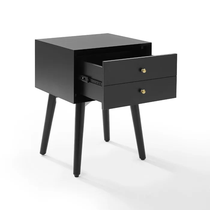 Olivet 24'' Tall 1 - Drawer Nightstand Mid-Century Modern Style
