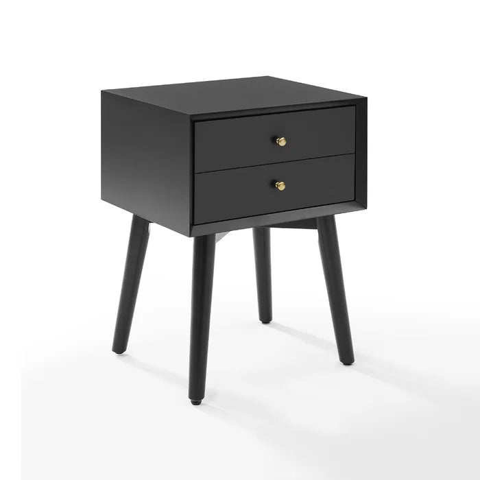 Olivet 24'' Tall 1 - Drawer Nightstand Mid-Century Modern Style