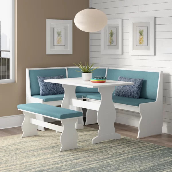 Capri Blue Olivia 5 - Person Breakfast Nook Dining Set