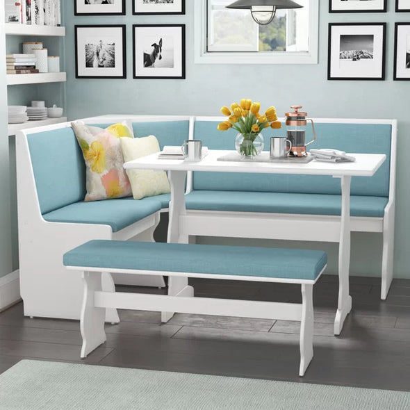 Capri Blue Olivia 5 - Person Breakfast Nook Dining Set