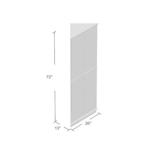 Cherry Olivian 26'' Wide Mirrored Back Curio Cabinet with Lighting Design