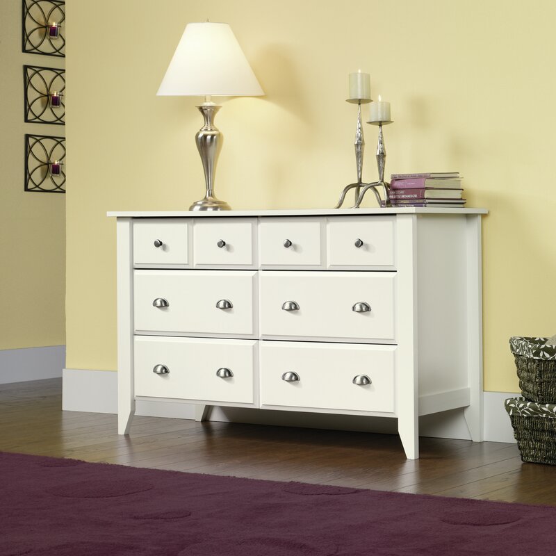 Olney 6 Drawer 54.63'' W Drawers Feature Metal Runners