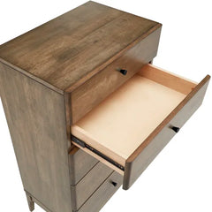 Olympia 5 Drawer 25.55'' W Chest Has a Solid and Engineered Wood Frame