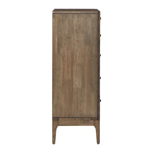 Olympia 5 Drawer 25.55'' W Chest Has a Solid and Engineered Wood Frame