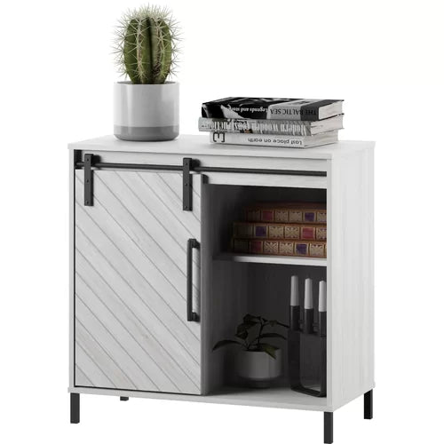 Deshmukh 1 outlet door accent cabinet
