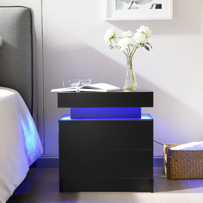 Oneisha 20.5'' Tall 2 - Drawer Bachelor's Chest Modern Design (Set of 2)