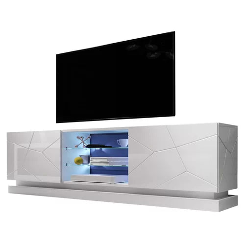 Orduna TV Stand for TVs up to 88" Modern and Unique Contemporary Design