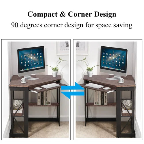 Orhan corner outlet desk