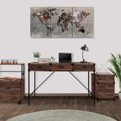 Orman Desk Clean Lined Silhouette Indoor Aesthetic Design