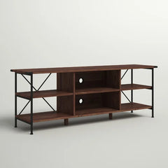 Orman TV Stand for TVs up to 65" Features a Walnut Wood Grain Finish