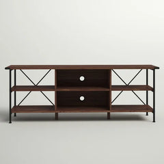 Orman TV Stand for TVs up to 65" Features a Walnut Wood Grain Finish