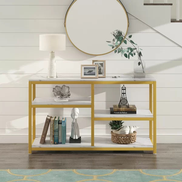 TV Stand for TVs up to 50" Manufactured Wood Anti-Scratch and Water-Proof