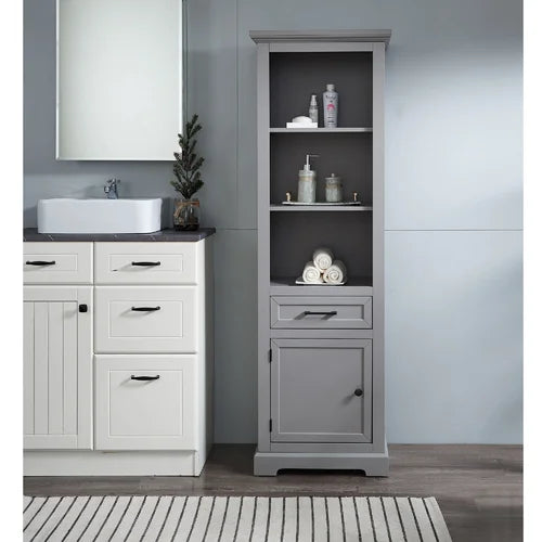 20.8'' W x 64.96'' H x 15'' D Cabinet Bring A Modern And Elegant Look o Any Room