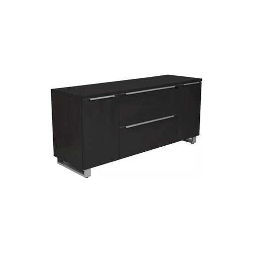 Espresso Ose 63'' Wide 2 Drawer Lateral Filing Cabinet Heavy Duty Construction