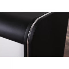 Black / White Ossafa 17.3'' Tall 2 - Drawer Plastic Nightstand