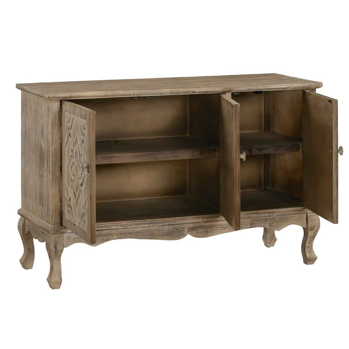 Ottinger 47.24'' Wide Server Neutral-Toned Finish with Cable Management