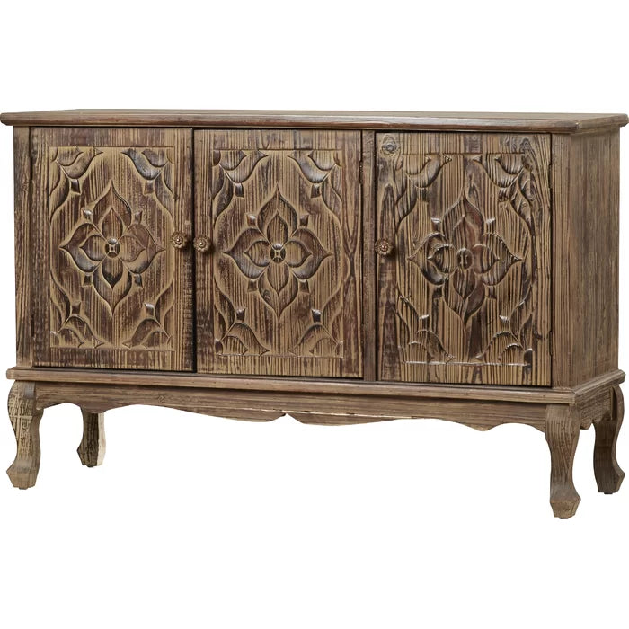Ottinger 47.24'' Wide Server Neutral-Toned Finish with Cable Management