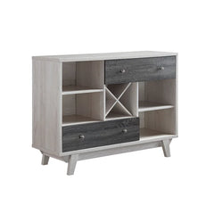 47.25'' Wide 2 Drawer Manufactured Wood with Wine Bottle Storage Perfect for Organize