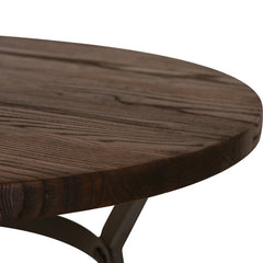 Rustic Overstreet Bar Height 23.62'' Iron Dining Table