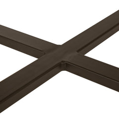 Rustic Overstreet Bar Height 23.62'' Iron Dining Table