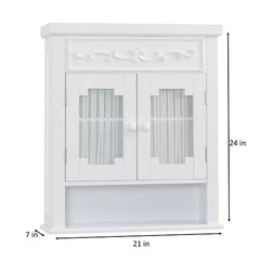 21'' W x 24.187'' H x 7'' D Removable Bathroom Cabinet