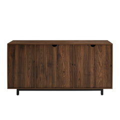 Dark Walnut Palos 60'' Wide Sideboard Made of Engineered Wood