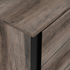 Gray Wash Palos 60'' Wide Sideboard Made of Engineered Wood with Natural