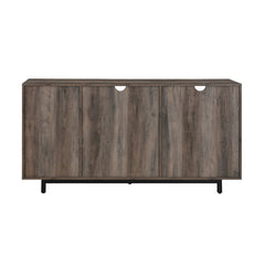 Gray Wash Palos 60'' Wide Sideboard Made of Engineered Wood with Natural