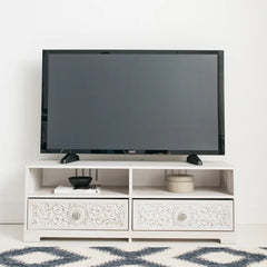 Paxberry TV Stand for TVs up to 50" Distinctive Weatherworn Finish