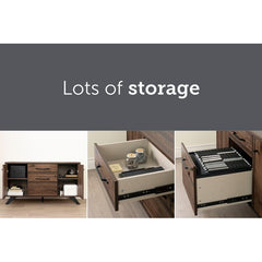 47.75'' Wide 2 - Drawer Filing Credenza Doors Are Two Fixed Shelves and An Adjustable One Top Drawer Can Be A Catch