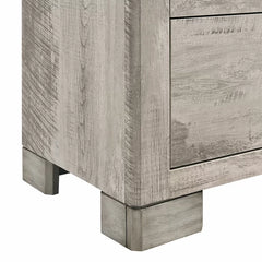 Payne 26'' Tall 2 - Drawer Nightstand in Whitewashed Gray/Dark Gray
