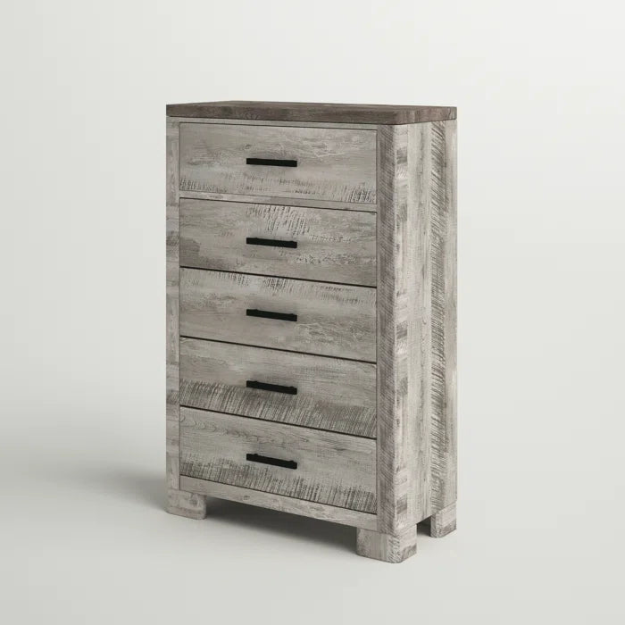 Payne 5 Drawer 34'' W Chest Coastal Farmhouse Style
