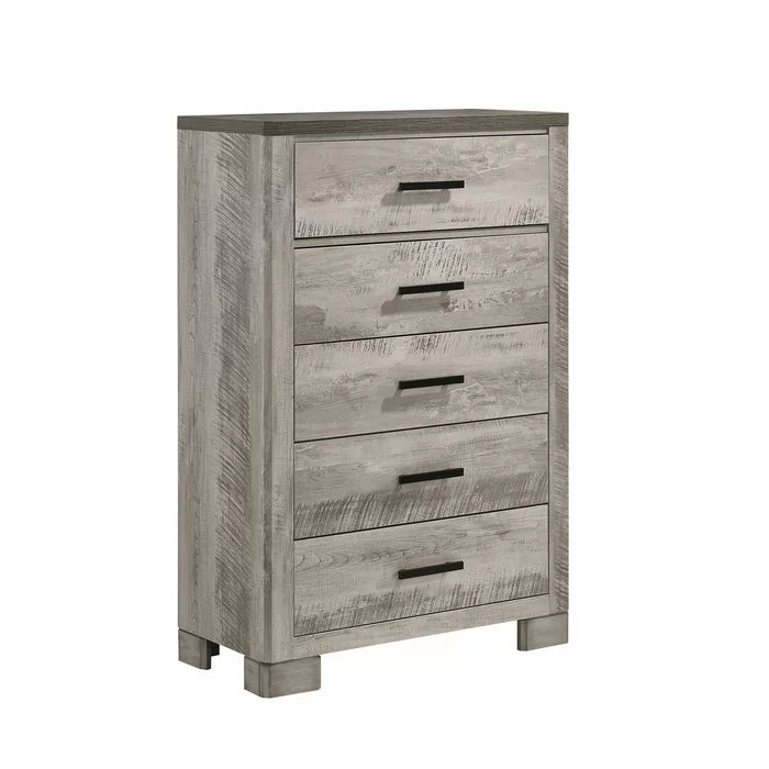 Payne 5 Drawer 34'' W Chest Coastal Farmhouse Style