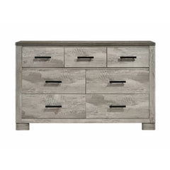 Payne 7 Drawer 61'' W Double Dresser Clean Lined Design is Made from a Blend of Solid